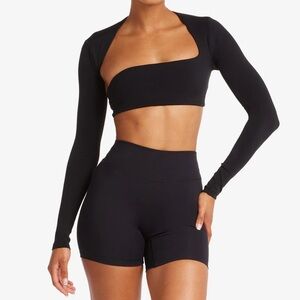 CSB X iLuvSarahii fade define long sleeve crop